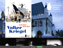 Tablet Screenshot of caricatura-museum.de